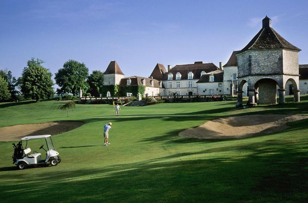 Perigourdine Avec Spa Et Vue Pomport Экстерьер фото